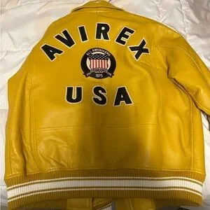 AVIREX T-33/F-80 フライトジャケット イエロー AVIREX イエロー ジャケット T-33/F-80 AVIREX T-33/F-80
